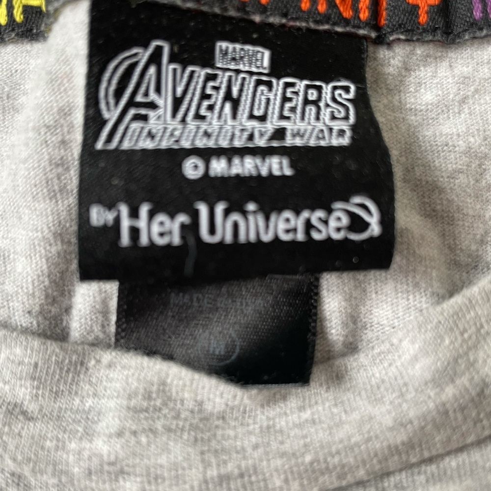Her Universe Marvel Avengers: Infinity War Soul Stone Girls Crop Top - Picture 12 of 12